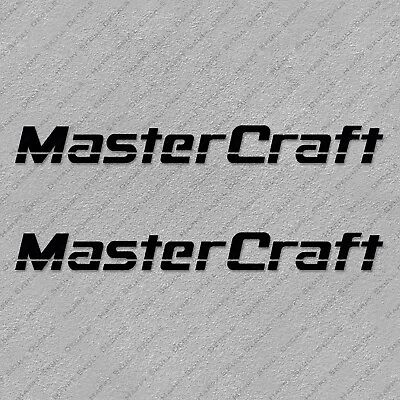 MASTER CRAFT BOAT LOGO V3 DECALS STICKERS Set Of 2 40  LONG • $54.95