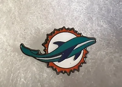 Miami Dolphins Retro Logo Lapel Pin Nfl For Hats  Shirts  Vests  Gifts • $8.90