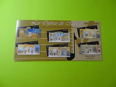 Stamps * FRANCE * SC 3218a * SS 6 Panes * Mozart * Costumes From Operas * 2006 • $27