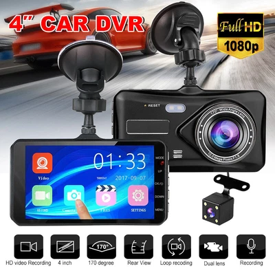 $34.25 • Buy Dash Camera 4.0  Reverse Dash Cam Rear View Front And Rear Camera Touch Screen