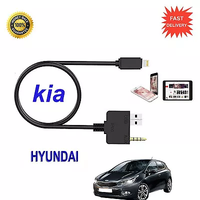 3ft AUX USB Cable Charge Cable For HYUNDAI KIA IPhone 7 7plus IPod • $15.49