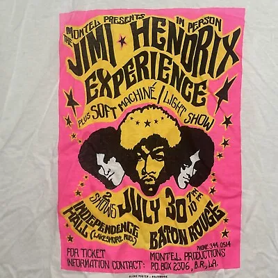 The Jimi Hendrix Experience T Shirt Vintage Style Concert Tour Poster • $24.99