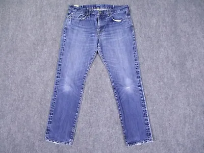 J Crew Jeans Mens 36 Blue Kaihara Denim 484 Slim Pants • $34