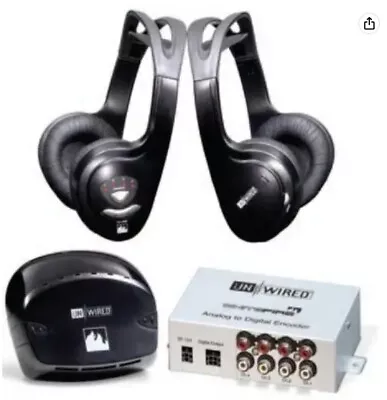 $169.99 • Buy Audiovox WiteFire Digital Infrared Headphone System WFS420 Encoder 4 Source