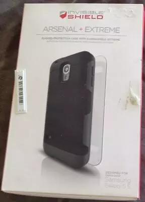 Zagg Arsenal + Invisible Shield Extreme - Samsung Galaxy S5 - BRAND NEW - BLACK • $24.99