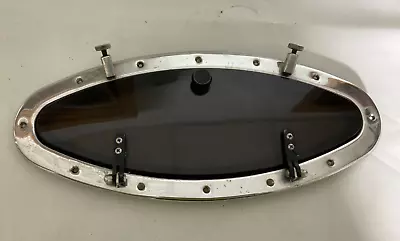 Stainless Portal Tiara S2 Yachts 18” X 8”. Smoke Acrylic W/ Screen Powerboat • $70