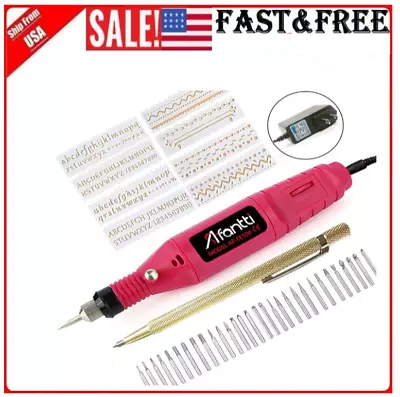 Micro Engraver Pen Engraving Tool Kit Electric Mini DIY Metal Glass Ceramic New • $22.99