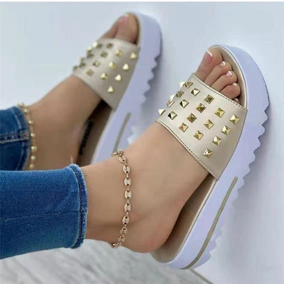 $19.55 • Buy Nuevas Sandalias De Cuna Chanclas Zapatos Para Mujere Parm De Verano Modernos