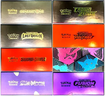$13 • Buy Pokémon Card Storage Box Empty Elite Trainer Box ETB Pick Your Set