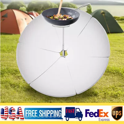 1800W Parabolic Solar Cooker High Efficiency Sun Oven 700-1000°C Outdoor Camping • $85
