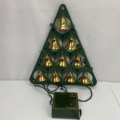 Mr. Christmas 10 Bells Of Christmas 15 Song Lighted Musical Brass 1991 • $29.99