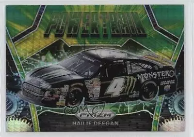 2020 Panini Prizm Power Train Green And Yellow Hyper Prizm Hailie Deegan #90 • $10.32