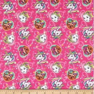 Jojo Siwa Friends Are Magic Cotton Quilting Fabric 1/2 YARD • $9.75