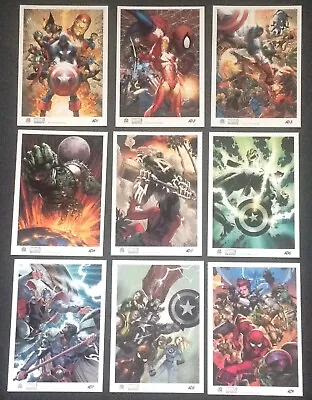 2011 Marvel Universe Complete Artist Drafts 9 Card Chase Set • $28.50