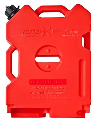 2 Gallon Fuel Pack Spare Container Off Road ATV Pack Rotopax Jerry Can Polaris  • $89.95