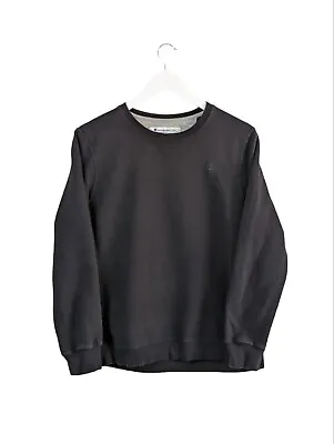 Champion Sweatshirt Men's Small Black  Crew Neck Long Sleeve Small Logo • £9.99