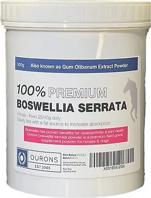 £17.84 • Buy Ourons Boswellia Serrata Powder - Premium Feed Grade For Horses 500g