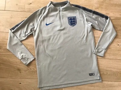 £24.99 • Buy Mens Grey NIKE ENGLAND TRAINING Zip TOP (L)