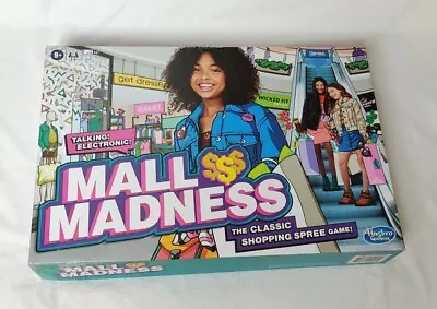 Hasbro Gaming Mall Madness Game Talking Electronic Shopping Spree Board Game Fo • $13.87