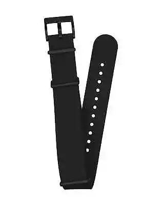 Black Strap For Momentum Sea Quartz 30 Convertible Rubber FKM 20mm Black Ion • $27.32