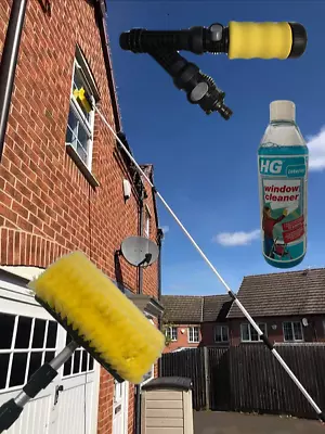 £74.99 • Buy 13ft Telescopic Window Cleaning Kit, Water Fed Window Cleaner + Soap Dispenser 
