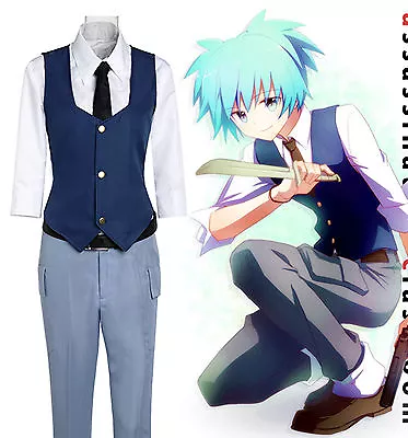 Ansatsu Kyoushitsu/Assassination Classroom Shiota Nagisa Cosplay Costume Uniform • $54.86