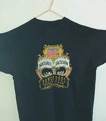 Original Pre-loved Michael Jackson Dangerous 1992 Tour T-Shirt. • £60