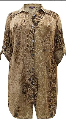 £6.99 • Buy Sale ❤️Plus Size Roamans Longline  Shirt/blouse/top  New Tags  Size 20 (Box DD)