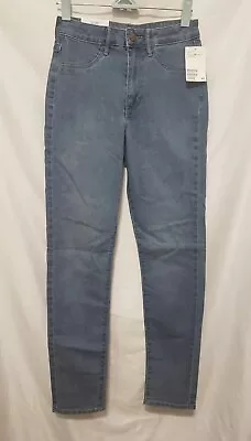 H&M And Denim Jeans Women Sz 26 Waist Blue Skinny Ankle Hi Rise • $12.99