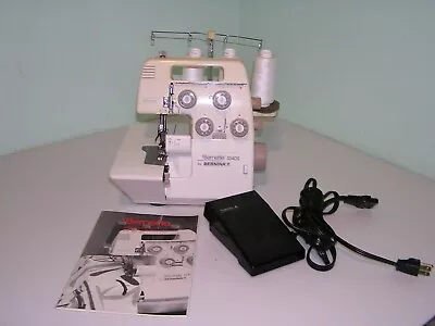 $299.99 • Buy Bernina Serger BERNETTE 334DS Made In Japan Original Manual Pedal