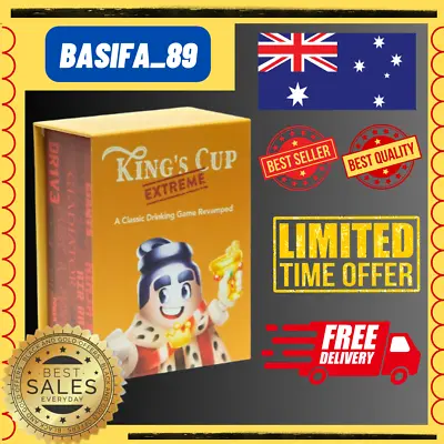 King’S Cup Extreme - Drinking Games - Card Games For Adults Couples Bachelorette • $26.08