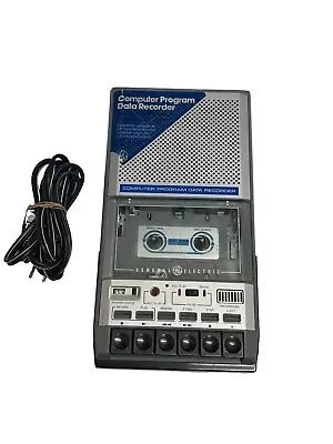 GE Computer Program Data Recorder 3-5158B Vintage Cassette Tape Player Recorder • $37.99