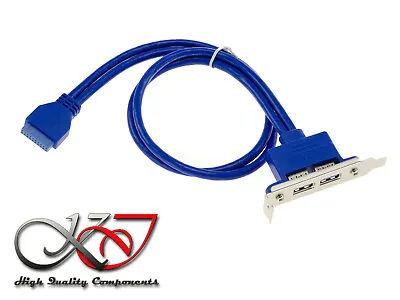 £11.56 • Buy Bracket Low Profile USB 3.0 5G 2 Ports Type A For Port Internal Motherboard 19