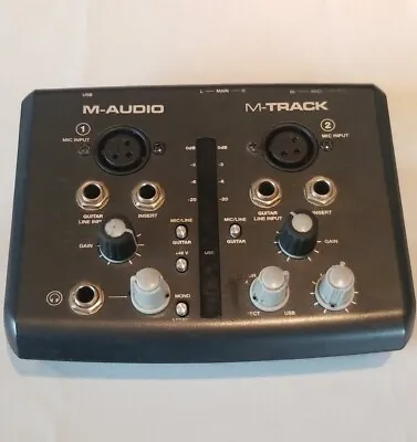 M-Audio M-Track  2x2 Audio Interface Parts Or Repair  Free Shipping  • $40