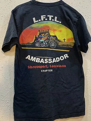 Vintage LFTL Embassador Shreveport Louisiana Biker Tee Size Small T-shirt • $20