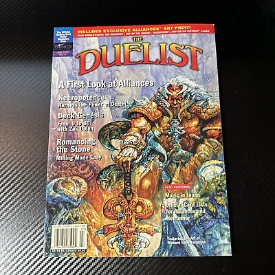 The Duelist Deckmaster Magazine July 1996 #11 Alliances MTG Necropotence • £12.06