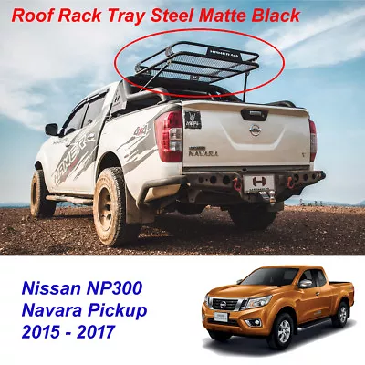 Roof Rack Tray Steel Hamer 1.2x1.2M Matte Black Trim For Nissan NP300 2015 - 17 • $568.22