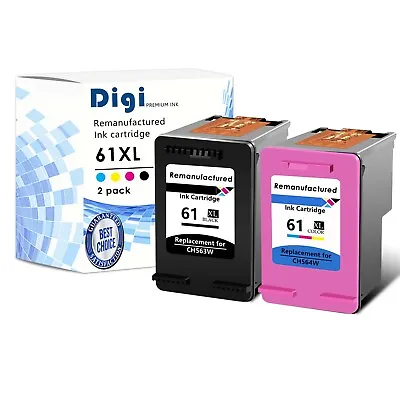 Compatible 61XL Black Tri-Color Ink Cartridge For HP Deskjet 1000 1010 1050 1051 • $17.92