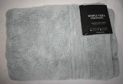 Simply Vera Vera Wang Signature Luxury Green Oversized Bath Towel 30  X 60  • $25.29