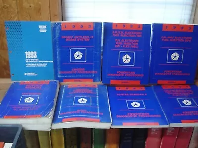 1993 Dodge Plymouth Chrysler Caravan Voyager Town & Country Service Manuals Shop • $57.50