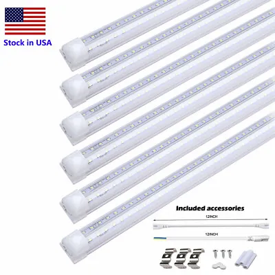 T8 LED Tube 8FT Garage Warehouse Light 8 Foot Linkable LED Shop Light Fixture • $105.83