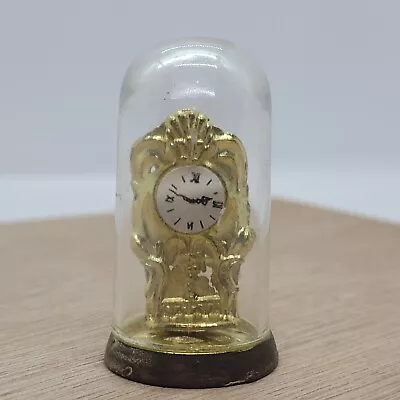 Miniature Dollhouse Anniversary Mantle Dome Clock Scale 1:12  • $0.99