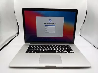 APPLE MACBOOK PRO A1398 2015 I7 2.2GHz 16GB 256GB Grade D • $224.99