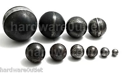 ROUND HOLLOW Steel Balls SPHERE Cannon Balls Weld On Wrought Iron Fittings • £2.20