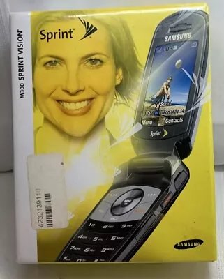 Sprint Samsung M300 Black Flip Cellular Phone With Camera Untested • $9.99
