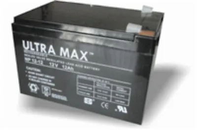 £32.99 • Buy Ultramax NP12-12, 12 Volt 12ah Battery - Cell For Kids Electric Toy Car/ Scooter