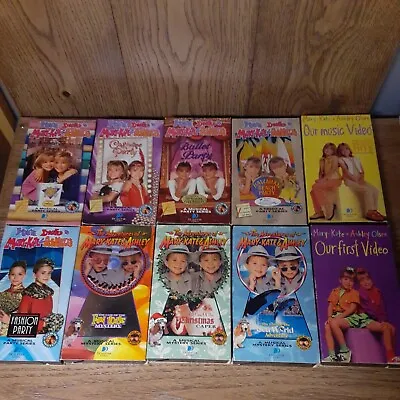 Mary-Kate & Ashley VHS Tapes (Lot Of 10) • $22.95