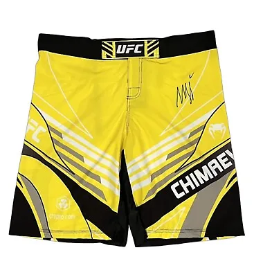 Khamzat Chimaev Signed Yellow UFC Venum Trunks PSA/DNA • $9.99