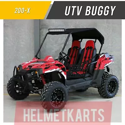 200cc GY6 Petrol Powered Kids Adults Off Road Race Buggy Go Kart Can-Am RED • $5199