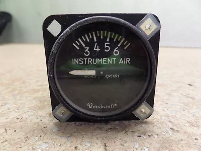 Beechcraft/beech Aircraft Instrument Air Gauge Airborne 1g8-64 • $126.35